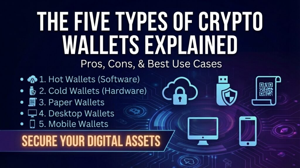 cryptowallet, five crypto wallets