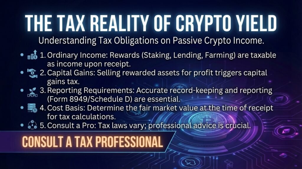 crypto tax, crypto yield taxation